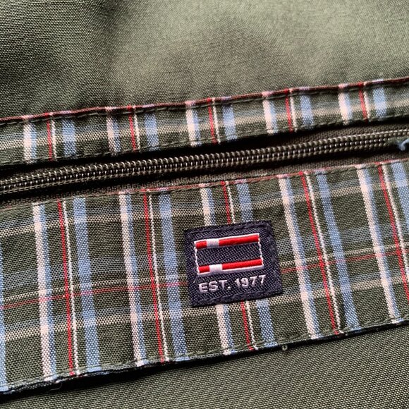 Vintage Bugle Boy Jean Company Plaid & Solid Button-Up Shirt | Size L - Picture 4 of 9